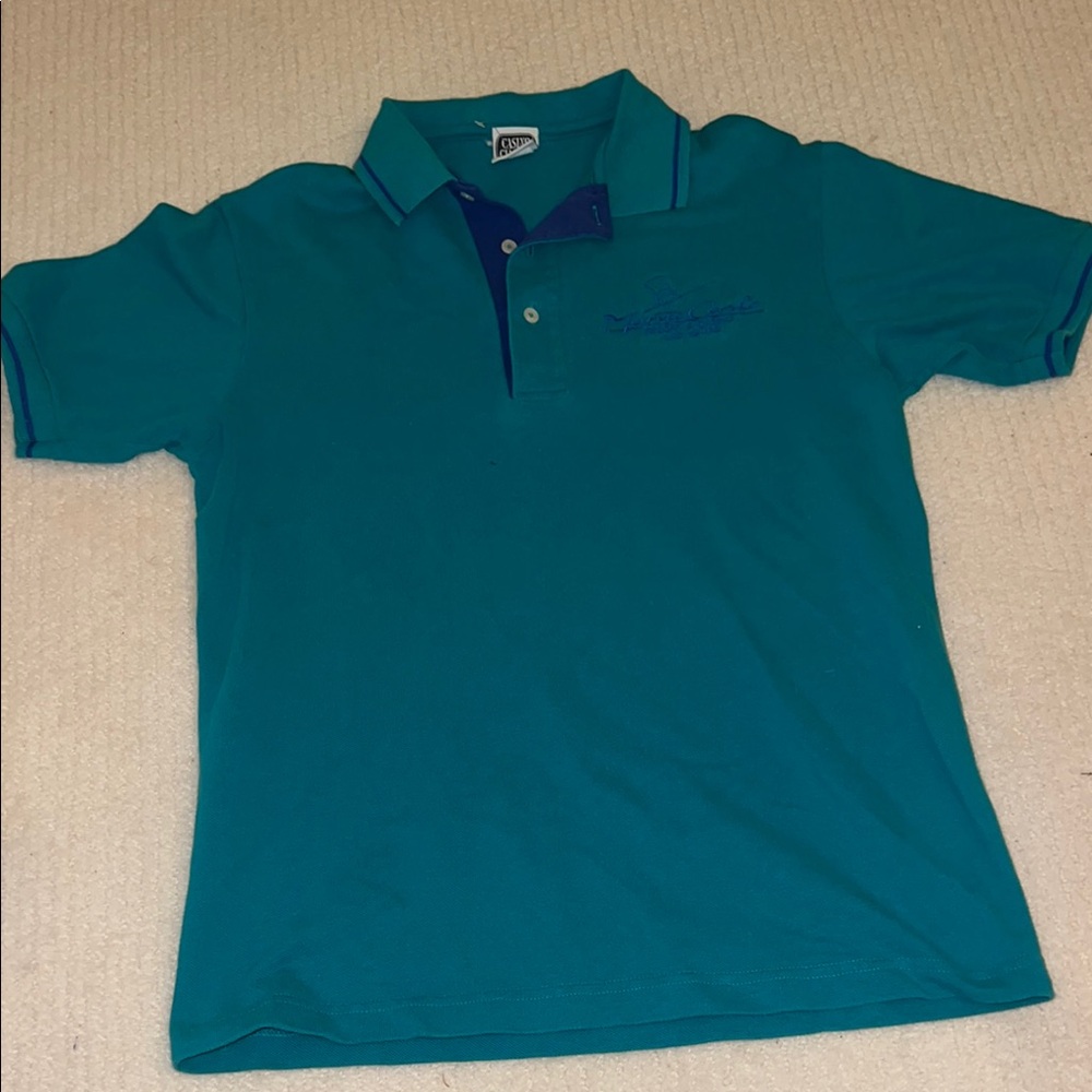 Vintage Teal Polo Shirt